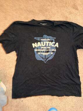 Nautica Authentic Series Graphic T-Shirt Black 2XL